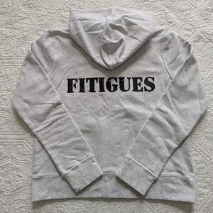 Fitigues Women's Light Gray Zip Up Hoodie